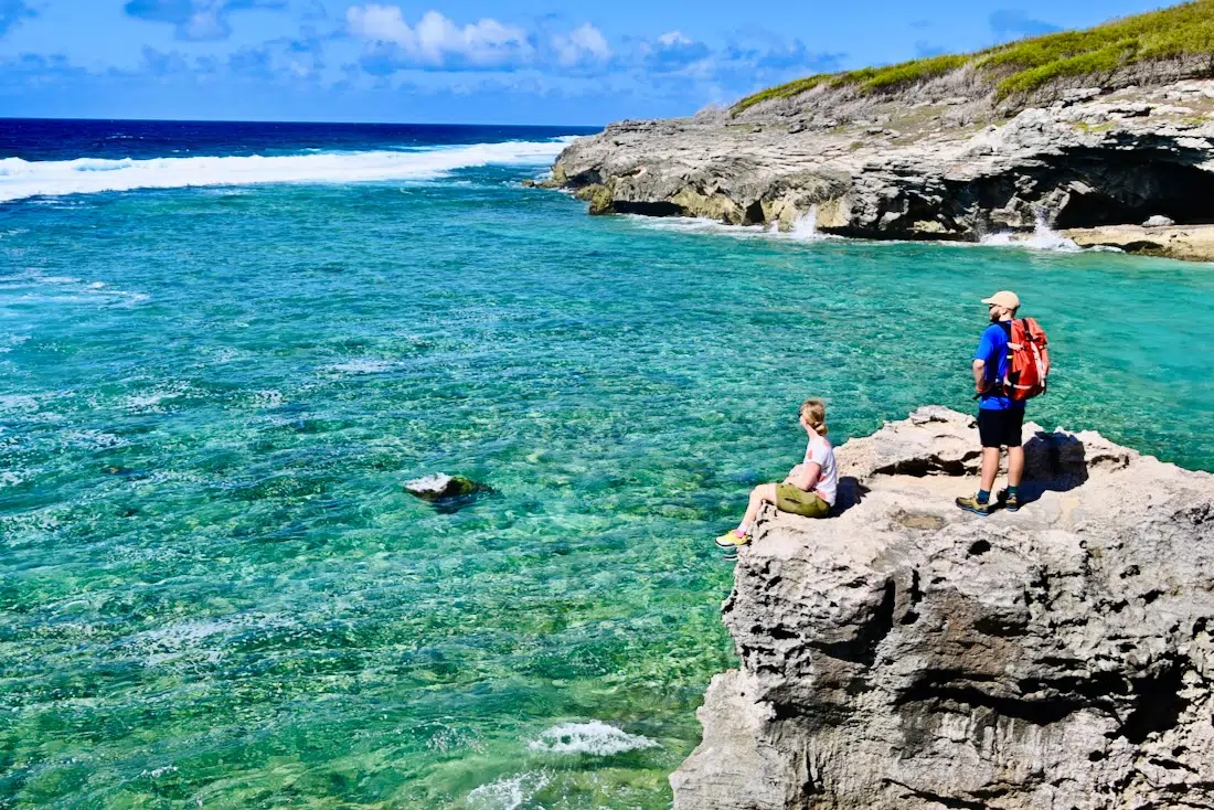 Melanie und Thomas am Grande Anse