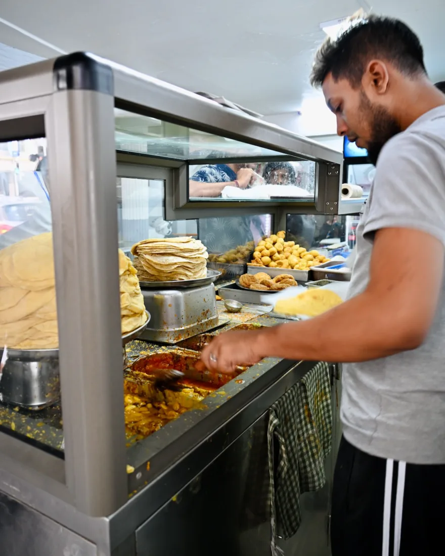 Wrap Station auf Mauritius