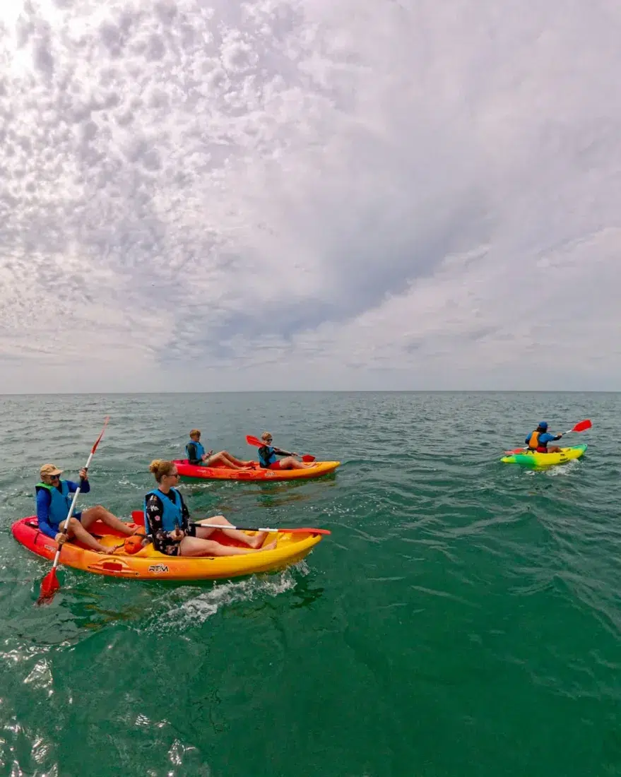 Fravely mit dem Sea Kayak in Costa Daurada