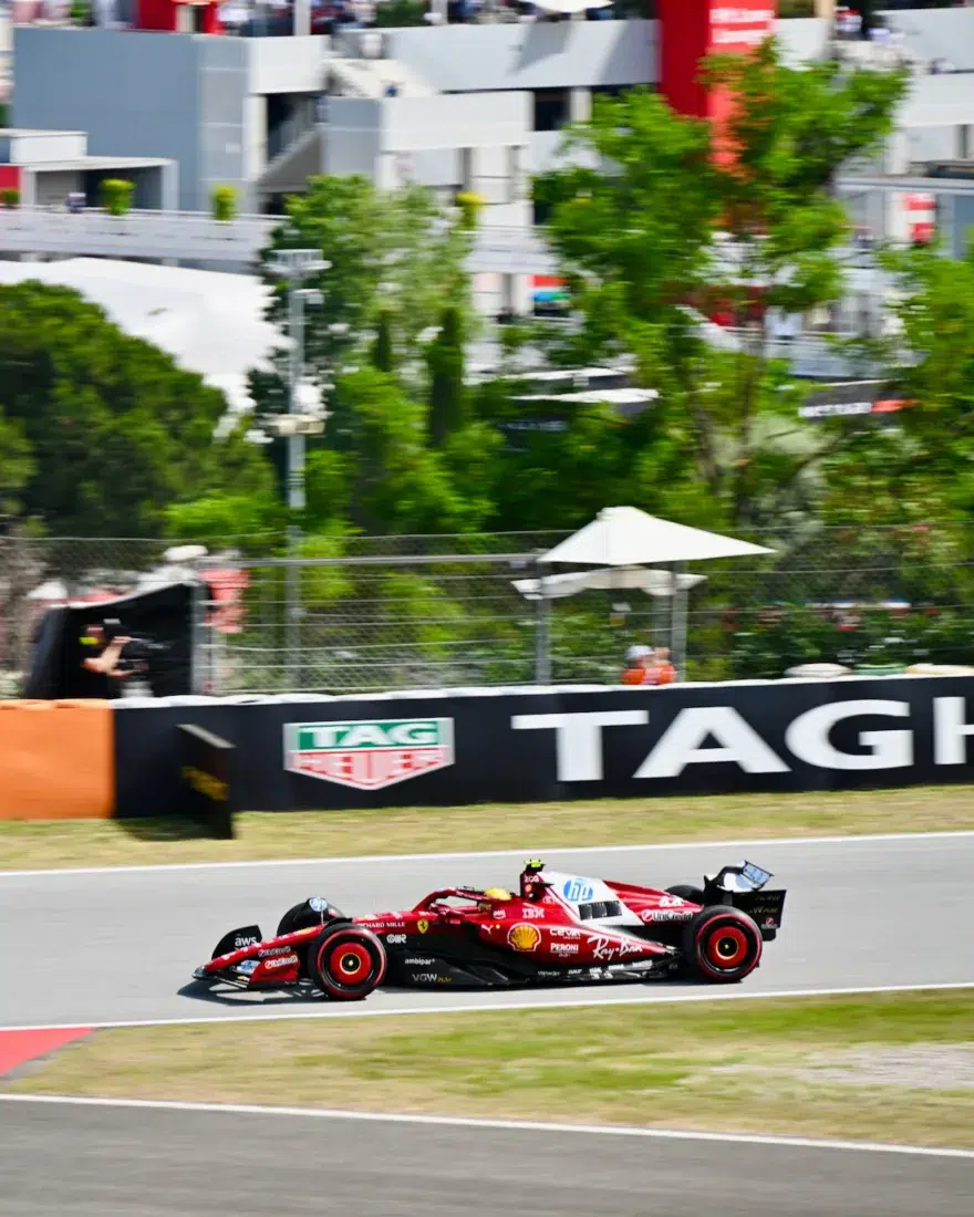 Lewis Hamilton auf dem Formel 1 Circuit de Barcelona-Catalunya