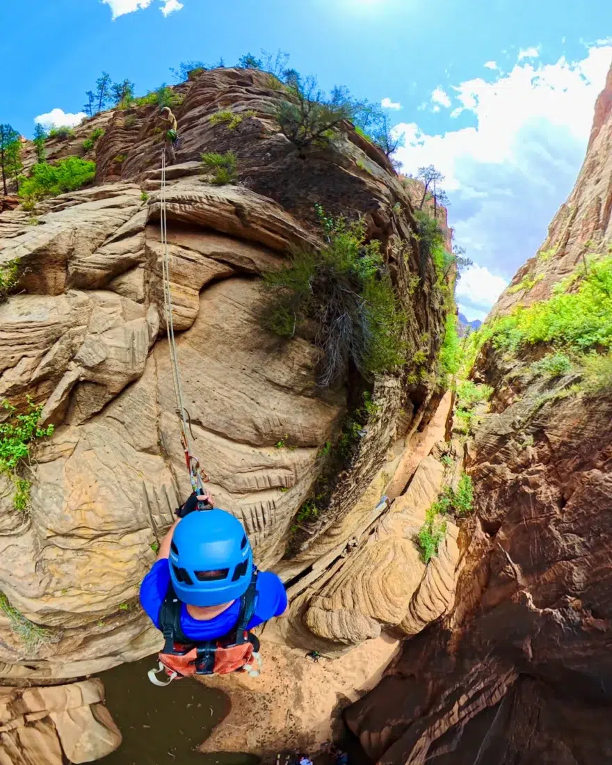 Abseilen im Zion National Park mit Zion Guru