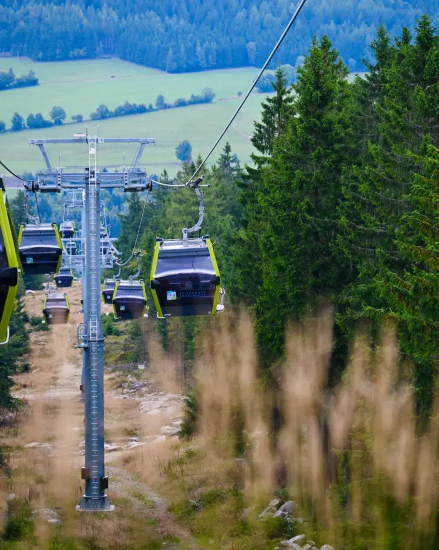 Die Ochsenkopf Seilbahn im Fichtelgebirge