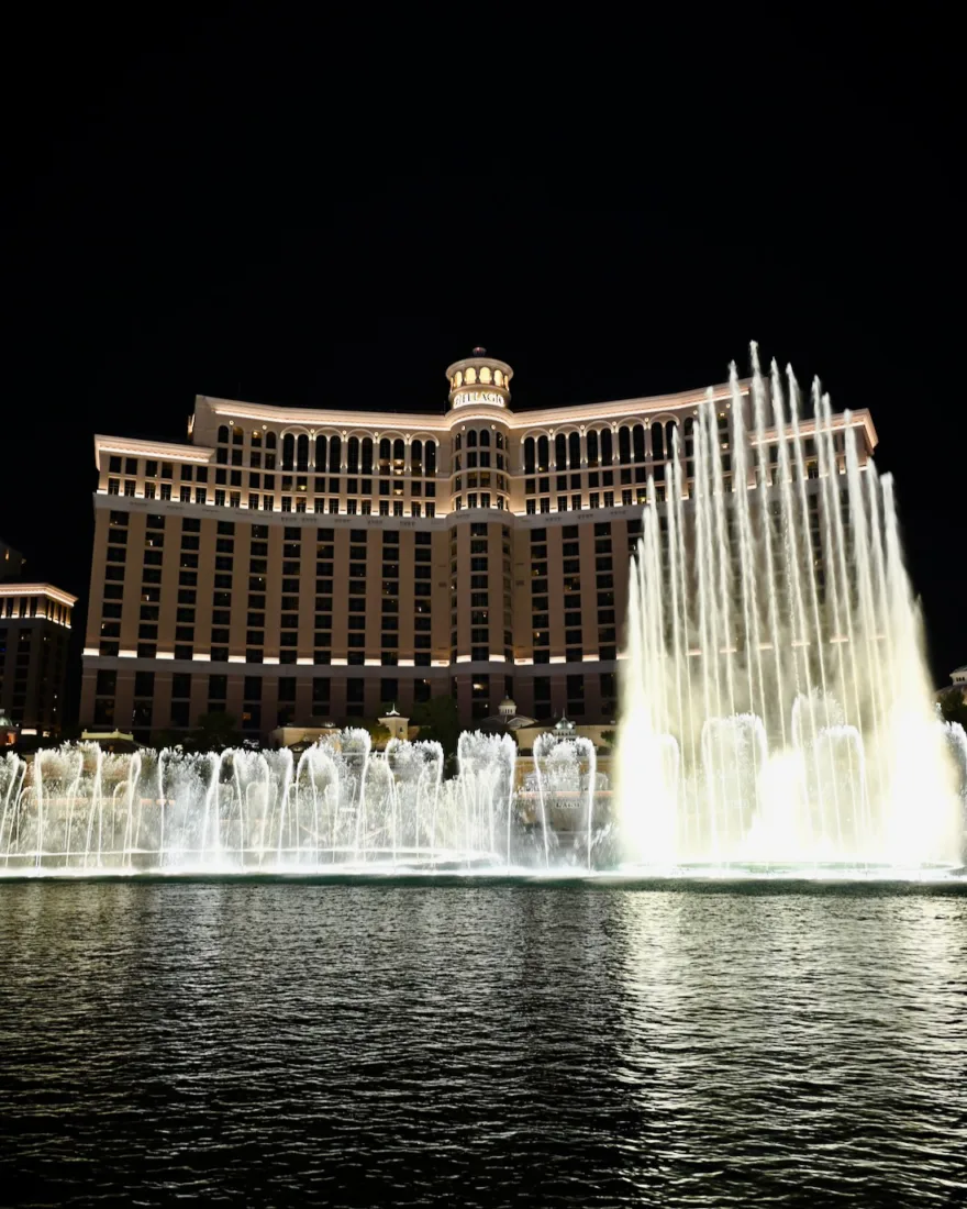 Die Wassershow am Bellagio