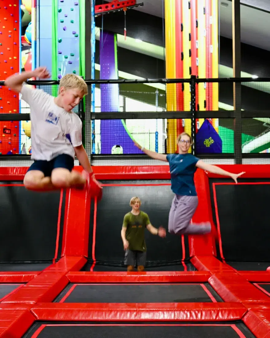 Trampoline im Jump & Climb in Hof