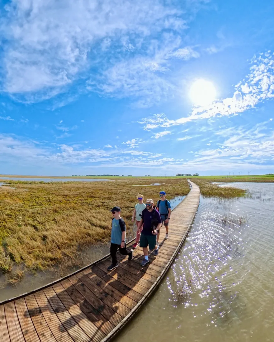 Fravely wandern im Langwarder Groden