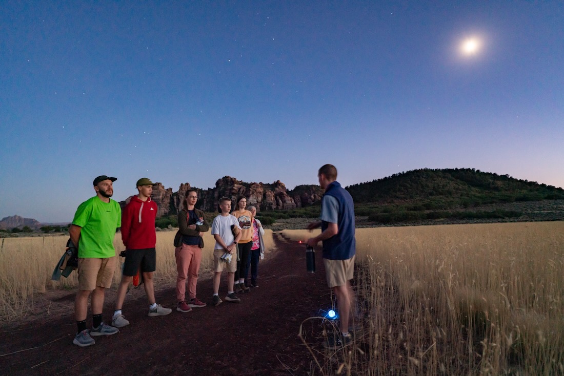 Erklärung der Planeten beim Stargazing