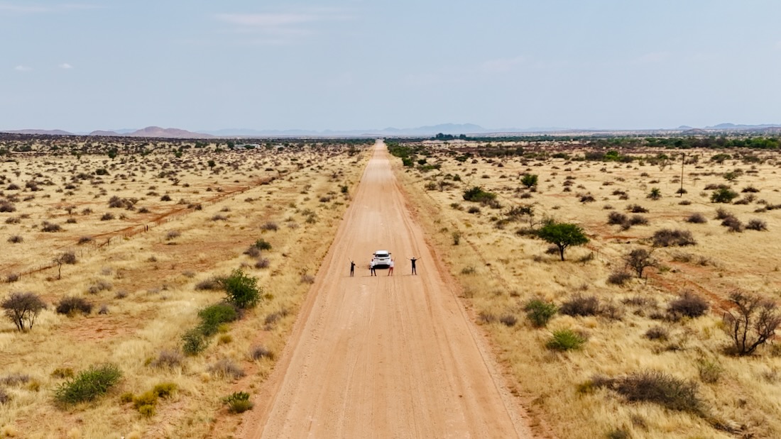 Fravely auf Roadtrip durch Namibia