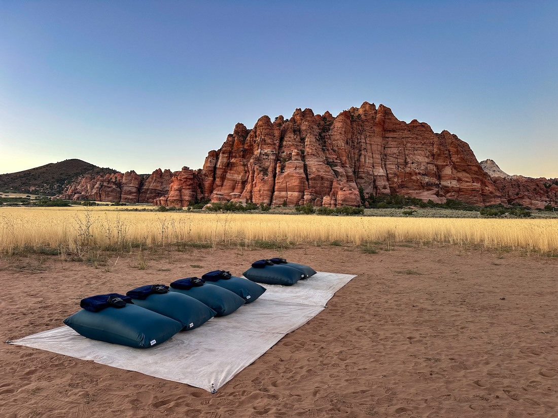 Stargazing Platz im Zion in Utah