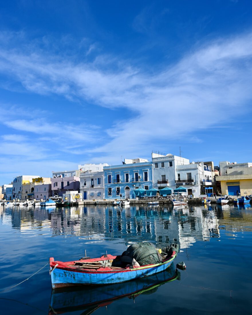 Boot in Hafen von Bizerte