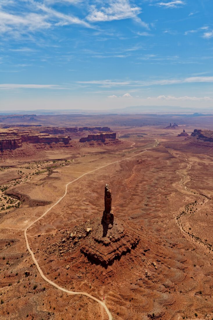 Castle Butte Viewpoint in den USA in Utah