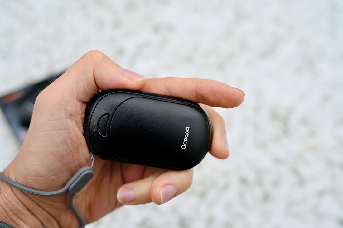 Ocoopa auf Stufe zwei mit roter LED