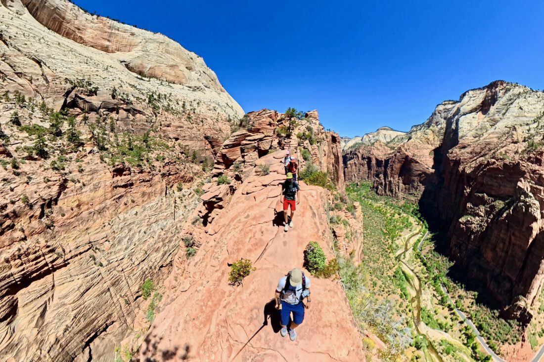Angels Landing Trail im Zion Nationalpark – Ist die Wanderung mit Kindern machbar? Unser Familienabenteuer mit E-Bikes & Permit