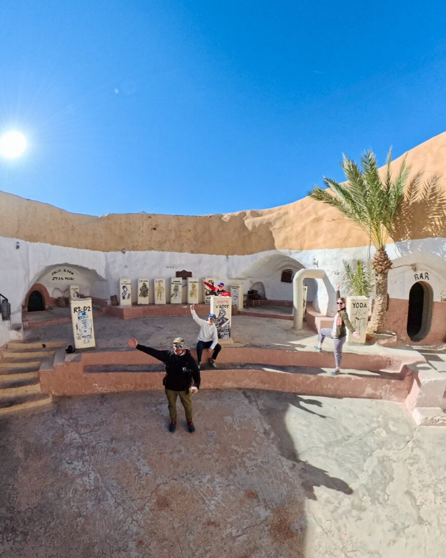 Fravely mit Star Wars im Hotel Sidi Idriss