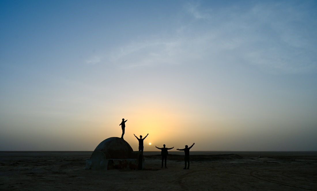 Lars Homestead aus Star Wars auf dem Chott el Djerid in Tunesien