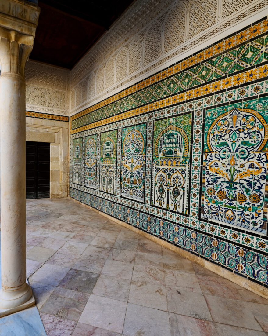 Mosaik in der Zawiya von Sidi Sahib der Moschee der Barber in Kairouan