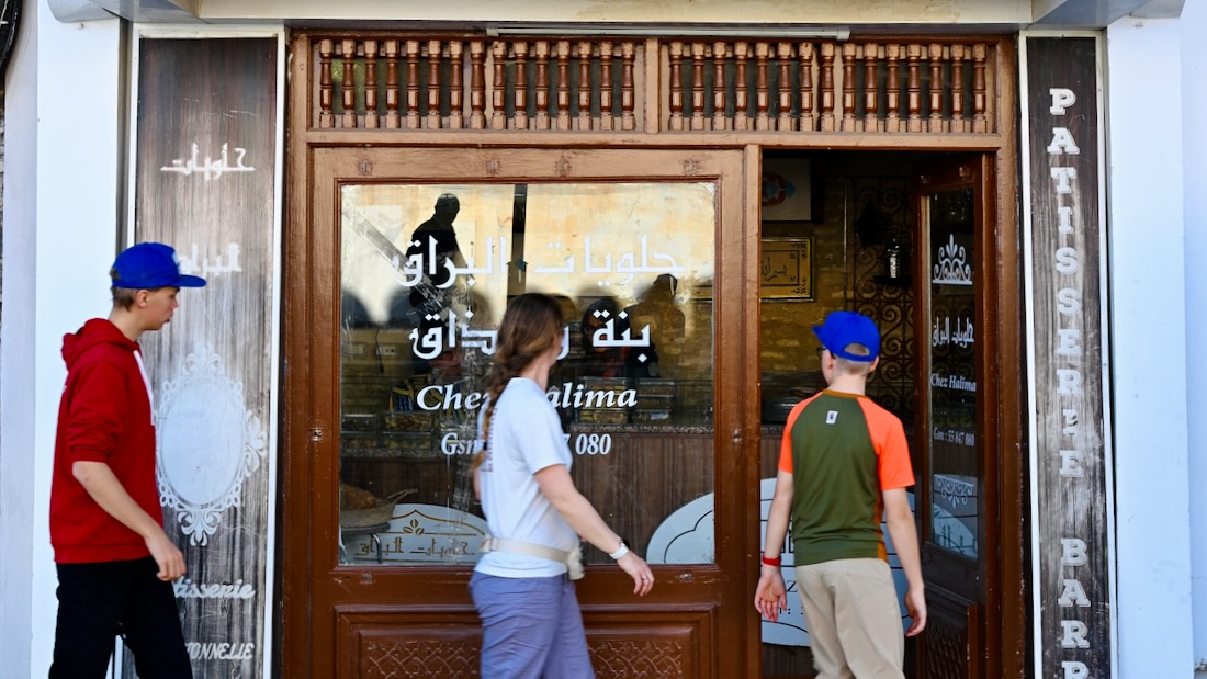 Patisserie Barrak in Kairouan in Tunesien