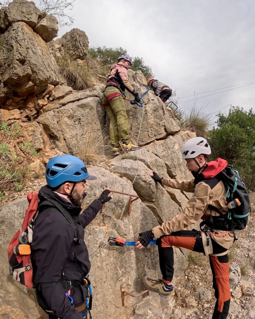 Via Ferrata in Tunesien in den Bergen von Zaghouan