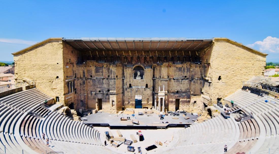 Das Theater von Orange in Südfrankreich
