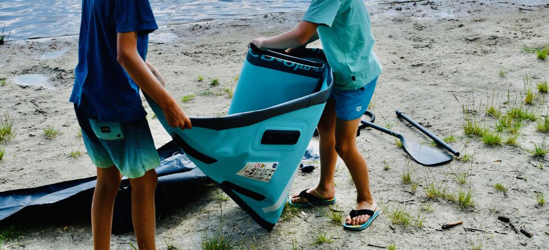 ECD Germany Stand Up Paddle Board - auspacken