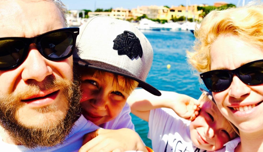 Familie in Costa Smiralda