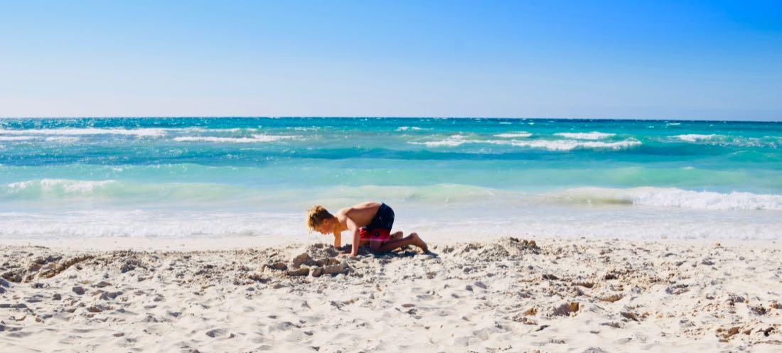 Flo am Playa es Trenc auf Mallorca