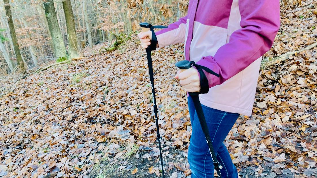 Gipfelsport Wanderstöcke mit ergonomischen Korggriff und Schlaufe