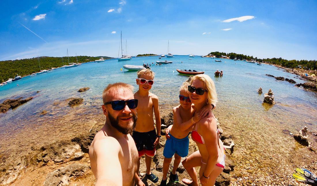 Fravely am Mittelmeer in Kroatien