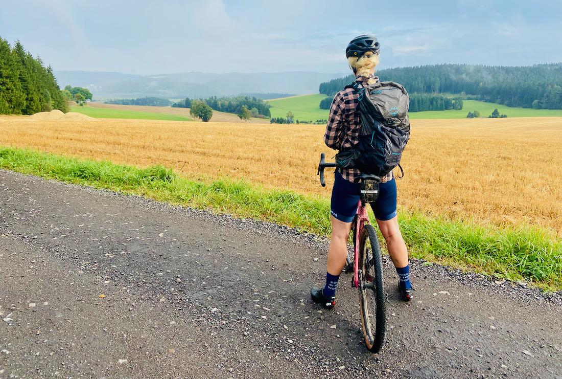 Melanie geschafft nach Loop 3