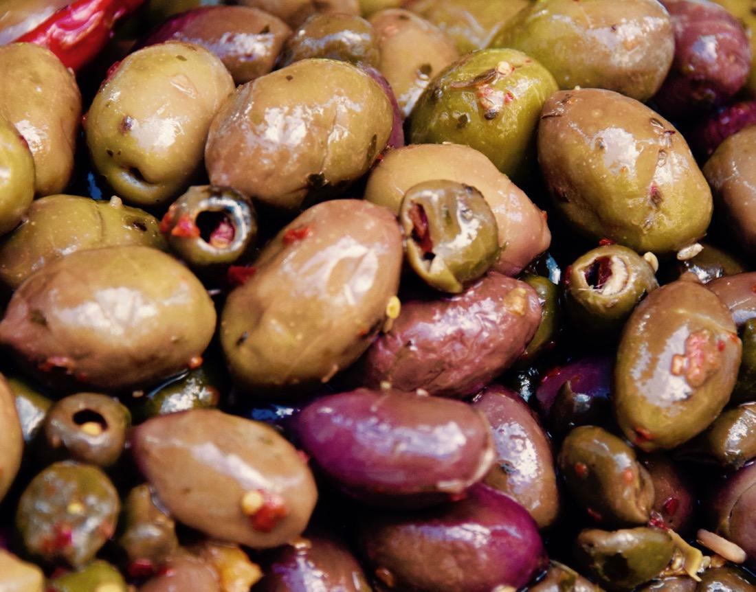 Oliven auf dem Markt