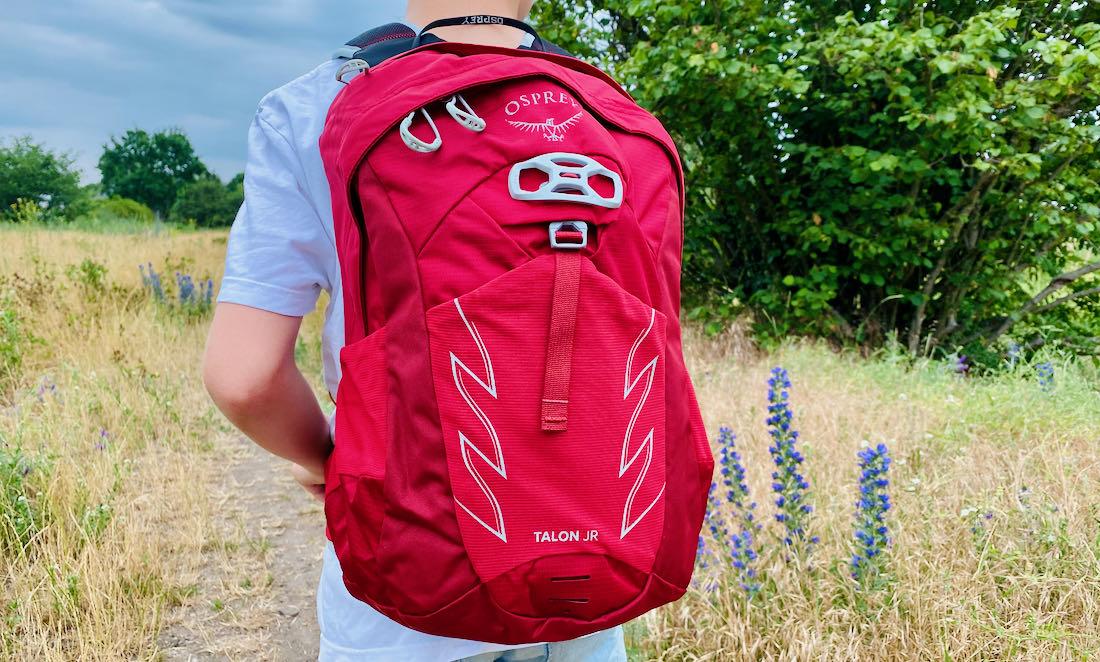 Osprey Talon Juniors 11 auf dem Rücken
