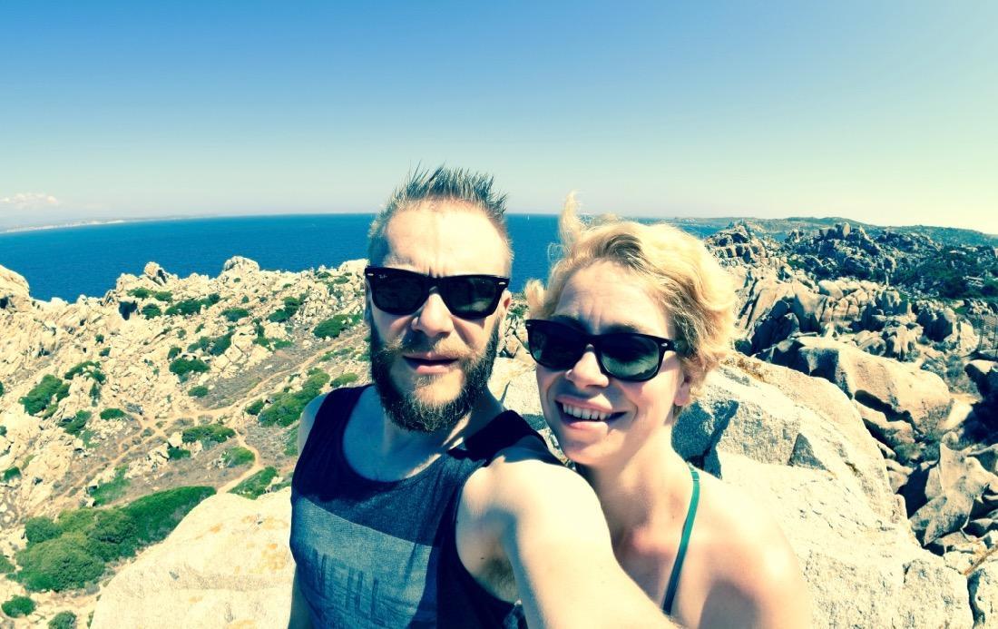 Thomas und Melanie von Fravely auf Sardinien